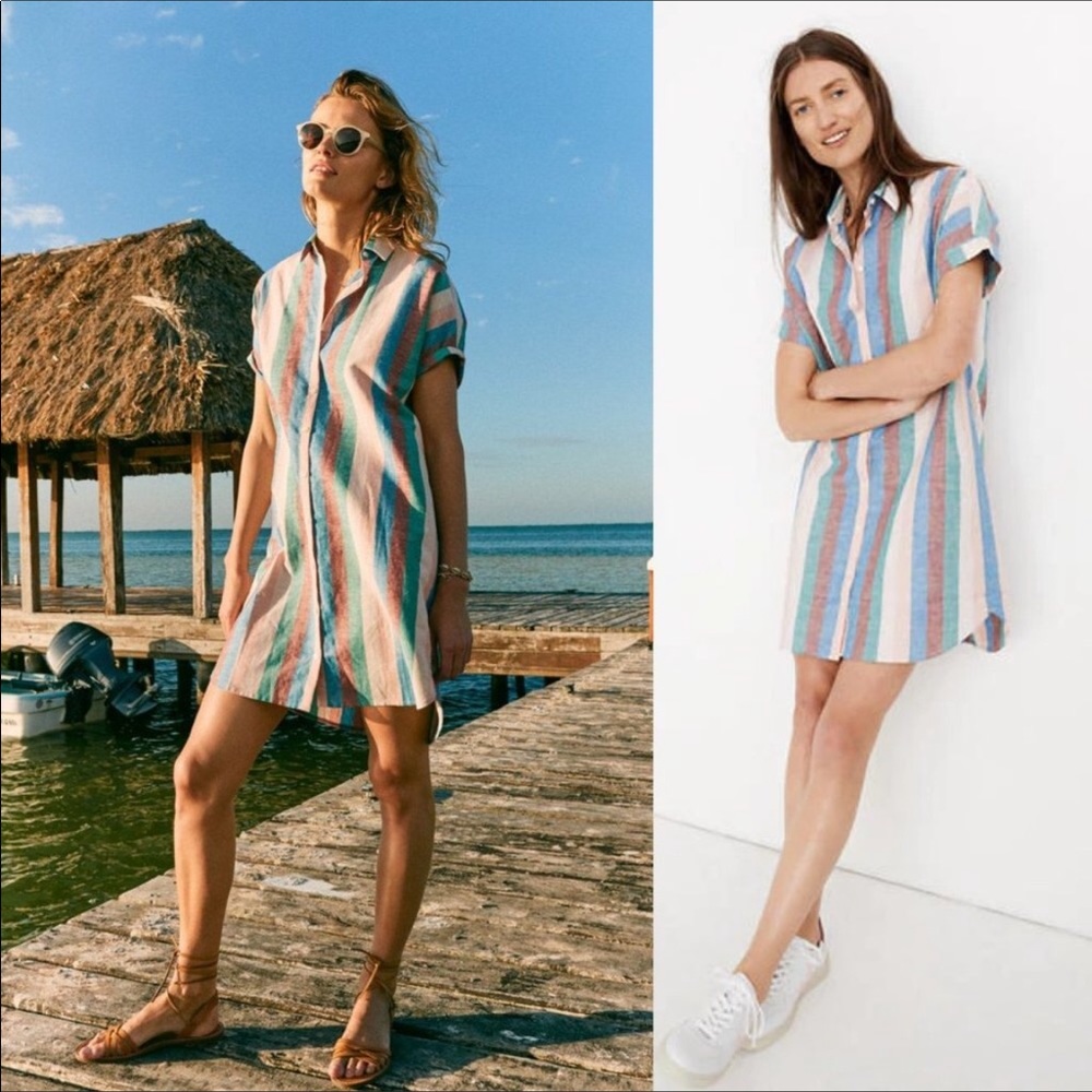 Madewell Central Shirtdress Flagstaff Dress